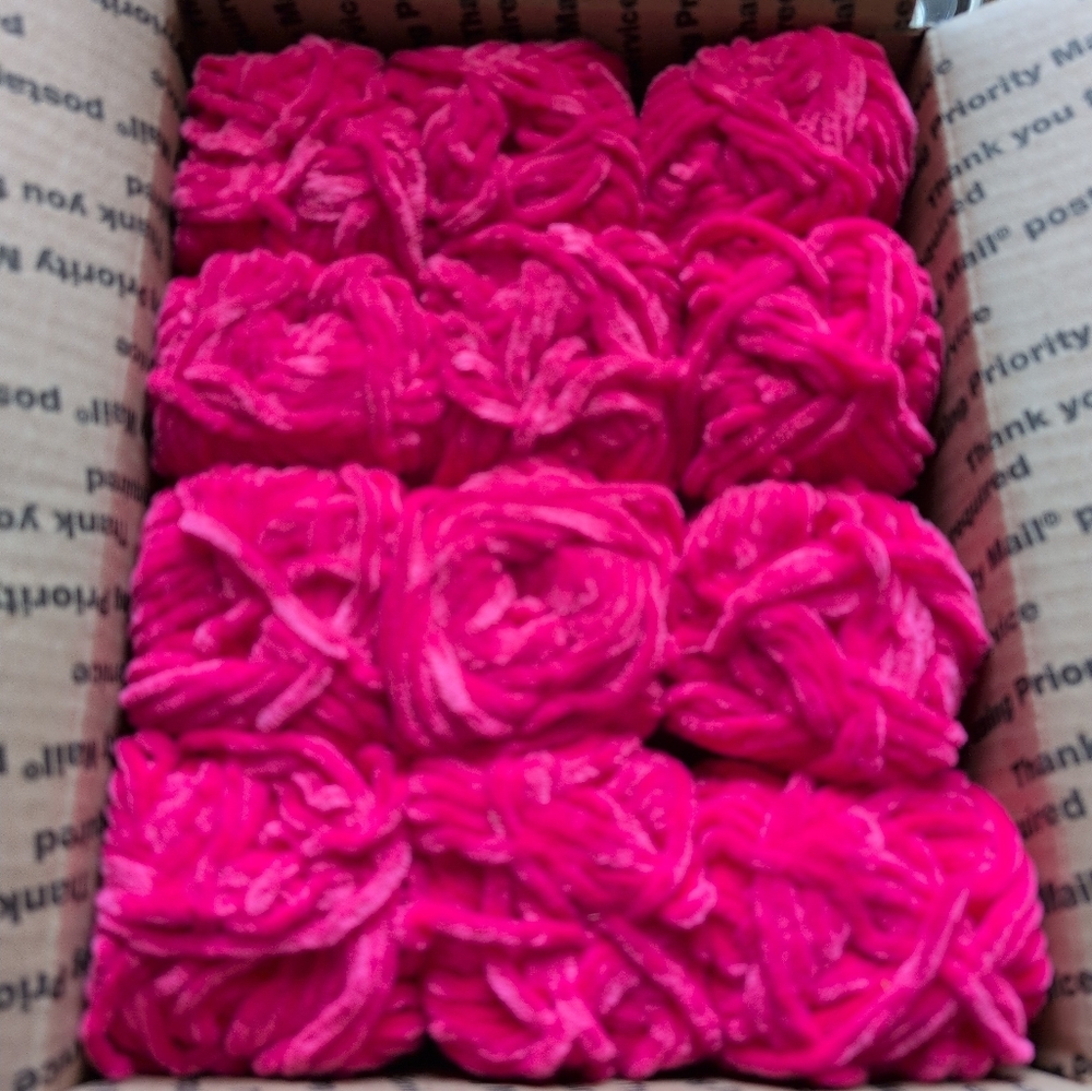 12 skeins premier Bright Pink Yarn Bundle
